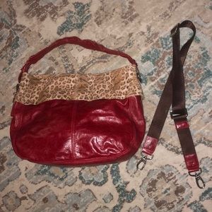 Buxton leather handbag